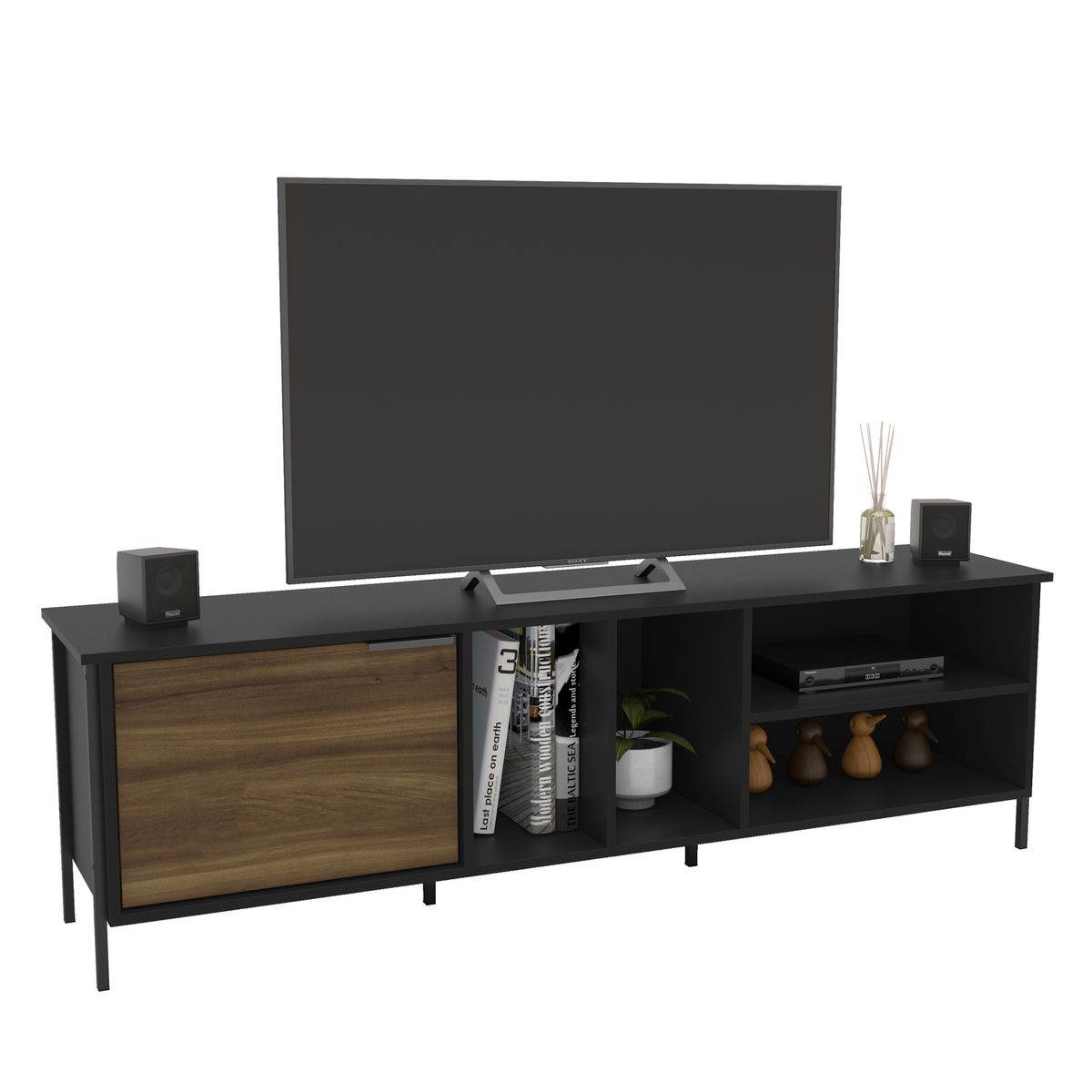 AMUV - Rack TV Onix 48X160X35