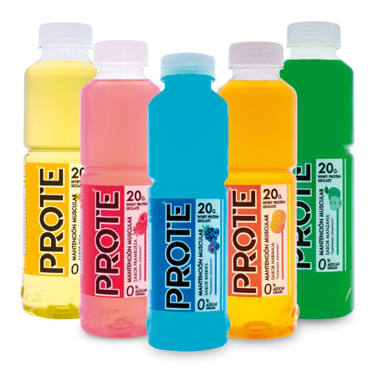 WINKLER NUTRITION - 12 Proteínas líquidas Whey Protein mix sabores 500 cc