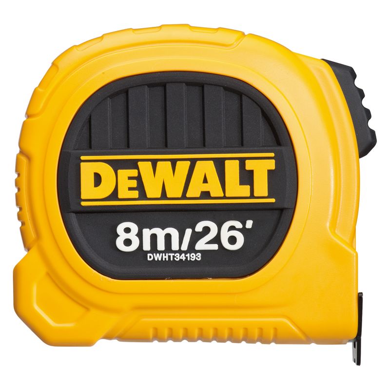 DEWALT - Huincha De Medir 8m/26" Diseño Compacto DEWALT