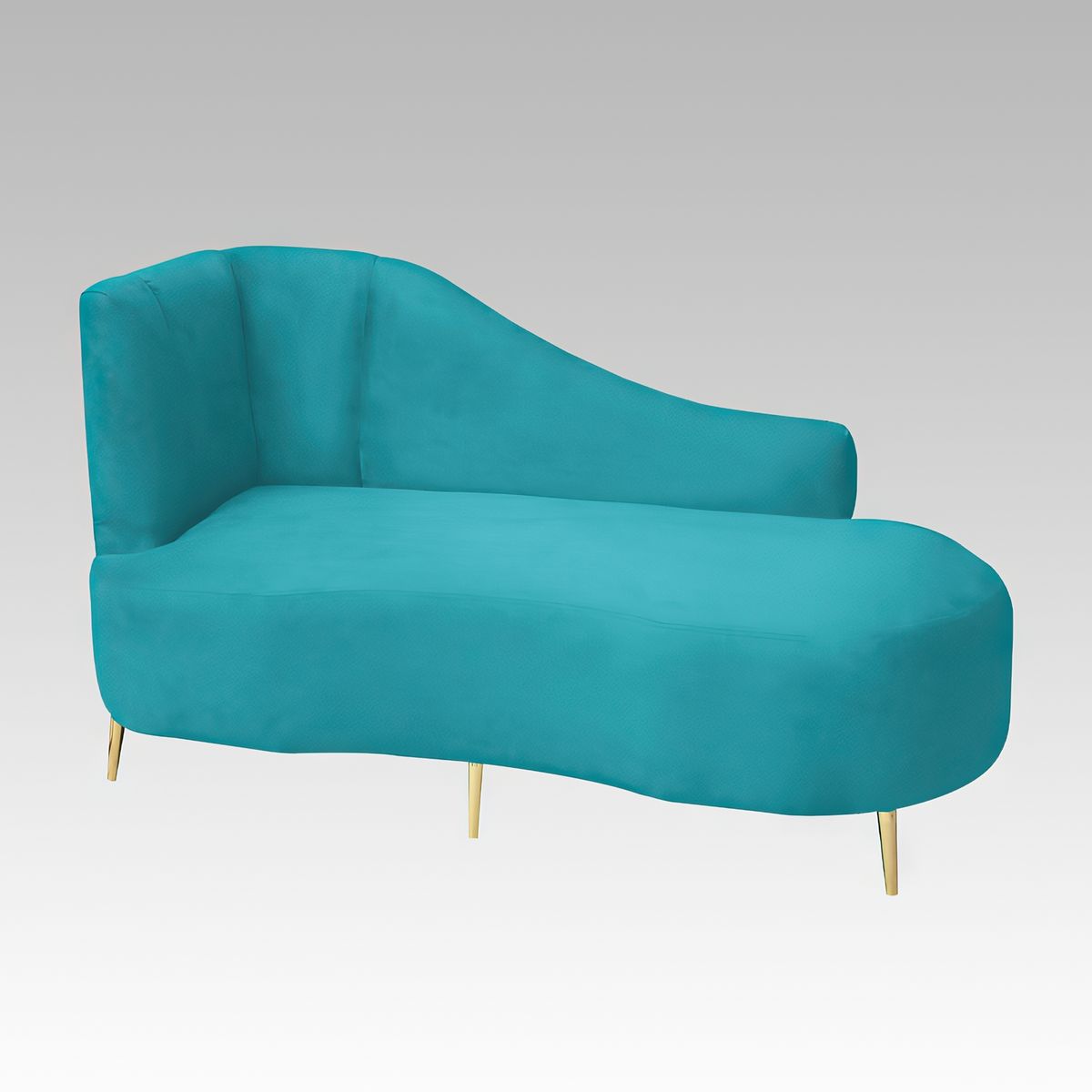 GENERICO - Sofá Chaise Lounge Medellín - Turquesa