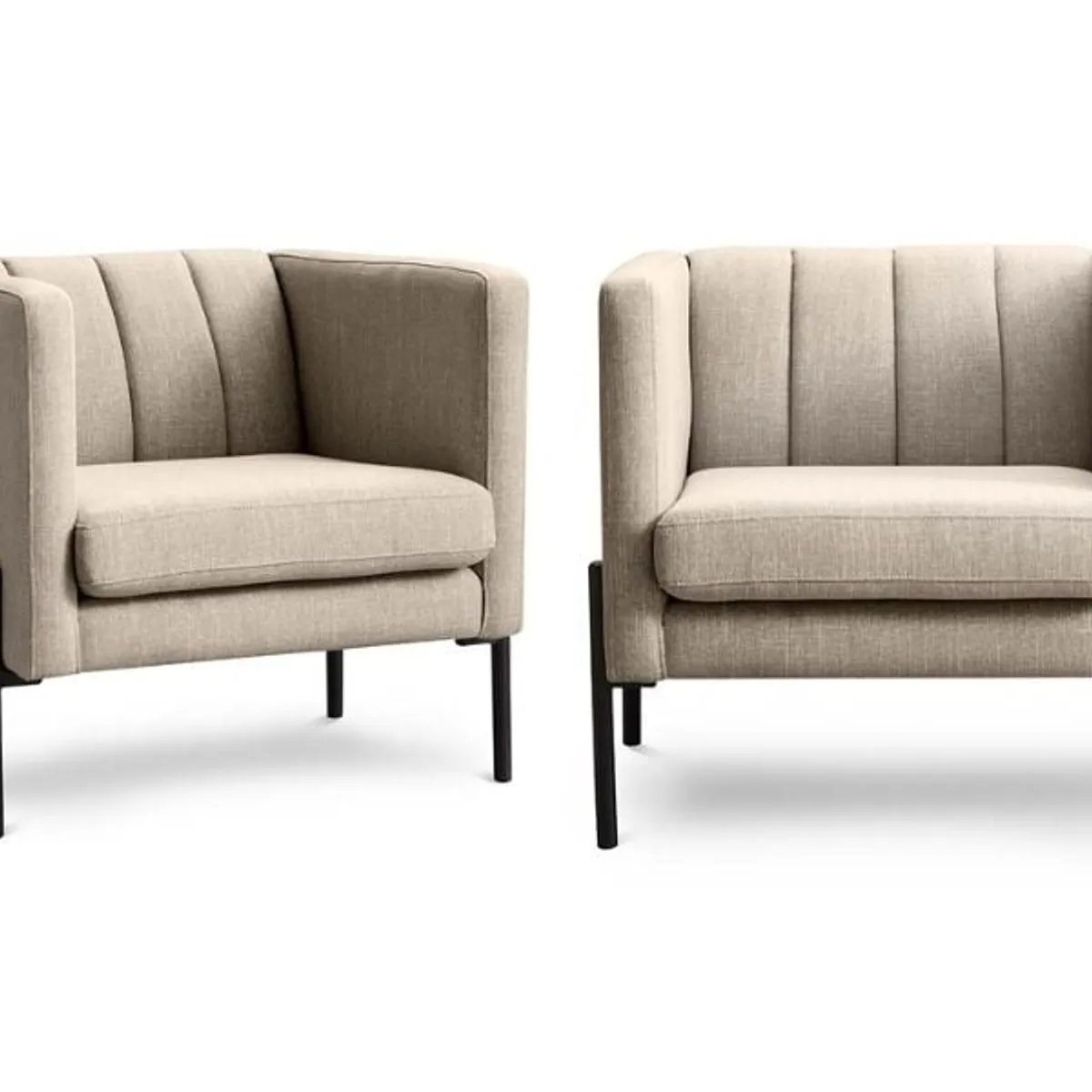 ROSEN - Set 2 Poltronas Rosen Drolet Tela Arena