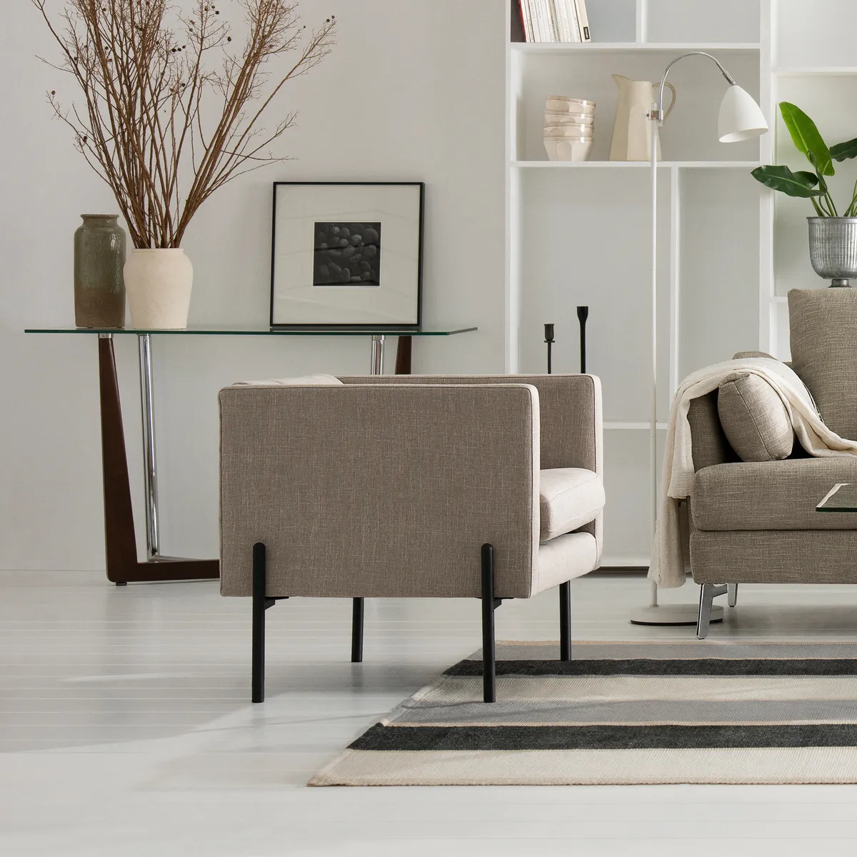 ROSEN - Set 2 Poltronas Rosen Drolet Tela Arena