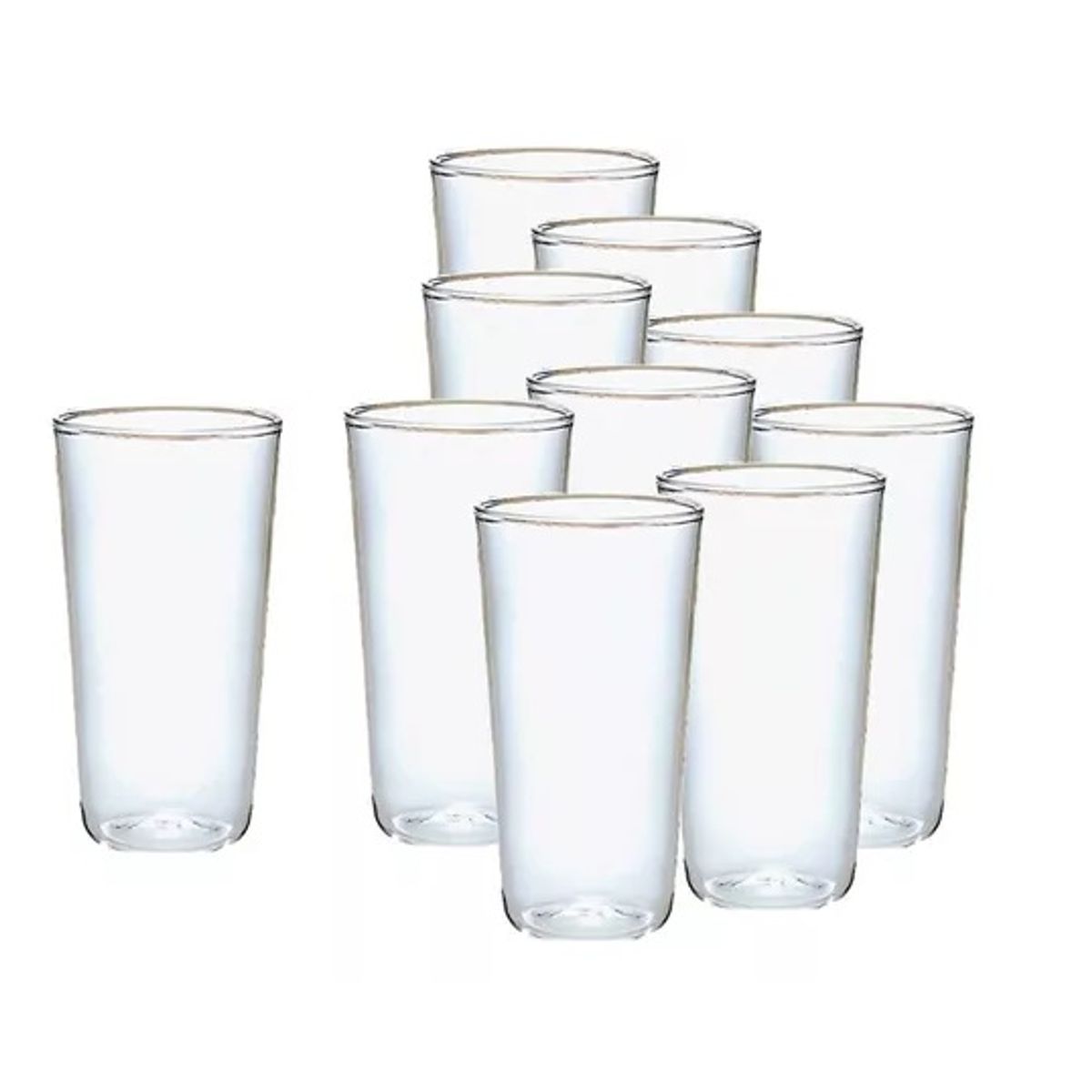 PASTELERIUS - 20 Set Vasos Desechables Vasos Reutilizables Vasos Cerveceros Vaso Plastico Vasos Acrilicos 300ml
