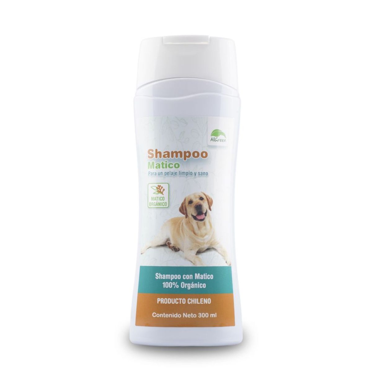ALL GREEN - Shampoo De Matico Orgánico 300ml Allgreen Mascotas