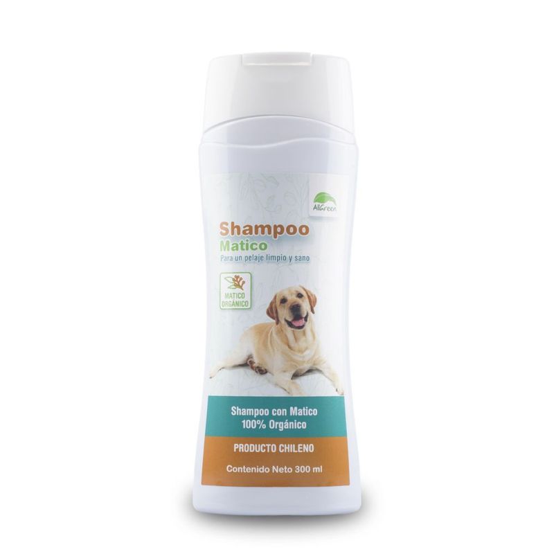 ALL GREEN - Shampoo De Matico Orgánico 300ml Allgreen Mascotas