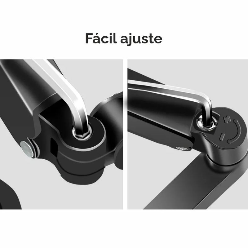 OEM - Soporte para Doble Monitor y Notebook 10″- 32″ uso escritorio