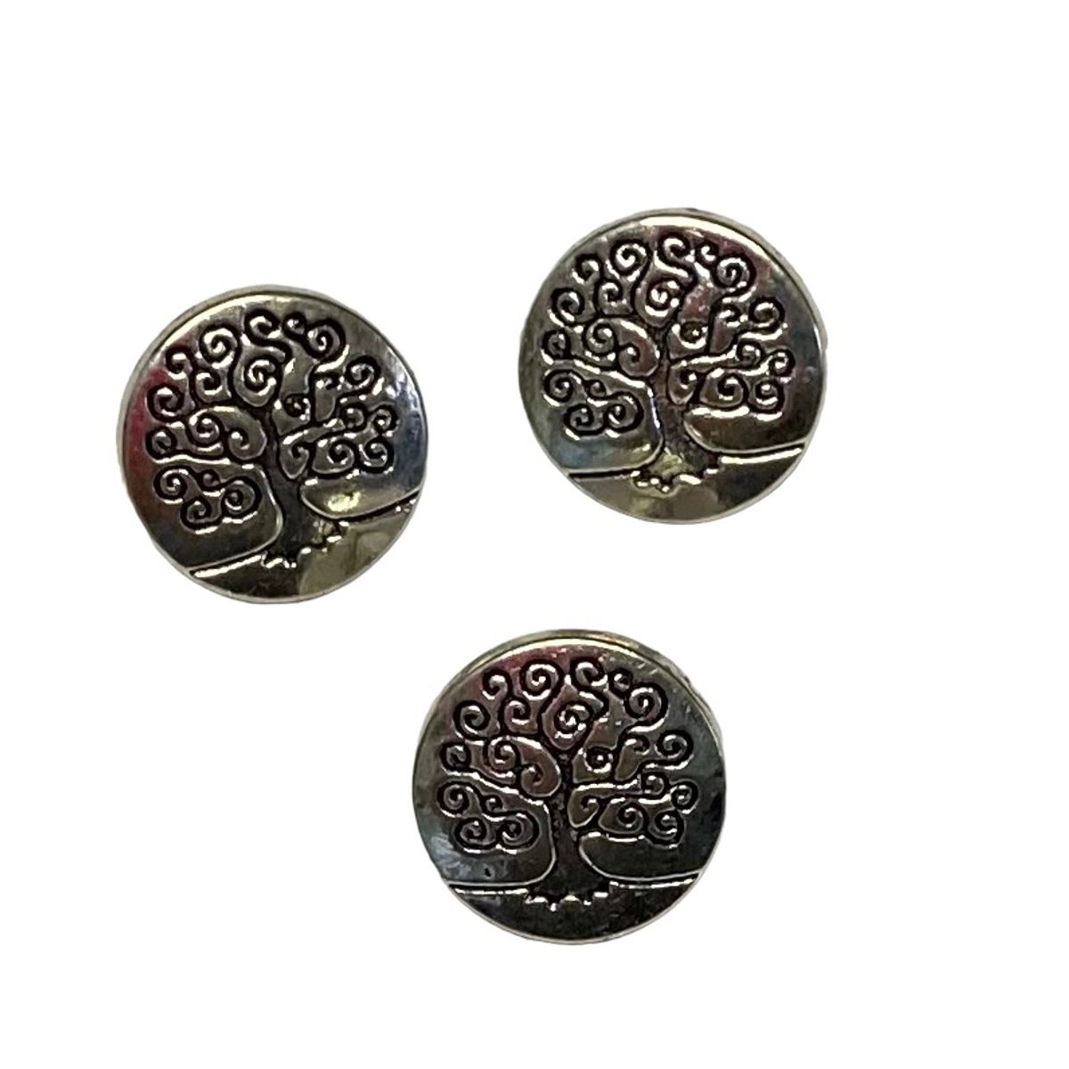 GENERICO - Set botones metálicos Arbol de la vida 10 unidades…