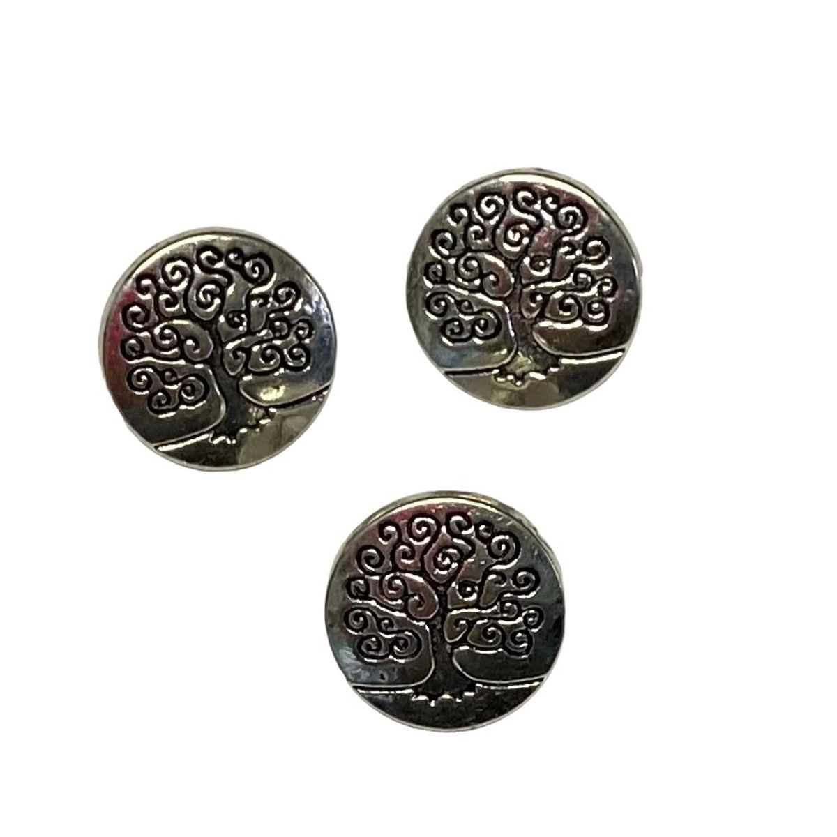 GENERICO - Set botones metálicos Arbol de la vida 10 unidades…