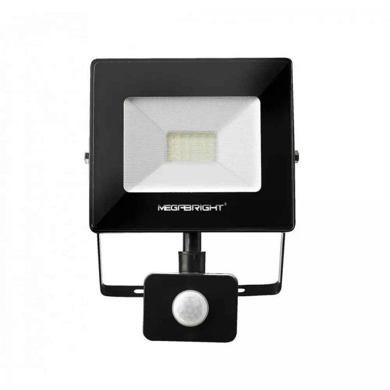 GENERICO - Foco Led 10W con Sensor Telco Flat 6000K Megabrigth Mimbral