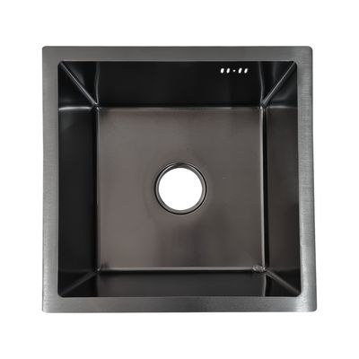 Imagen 2 del producto Lavaplatos 39x36 Deluxe Negro Bajo O Sobre Cubierta