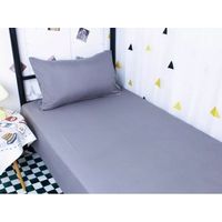 Juego de Sábanas 1 Plaza 144 hilos - Gris