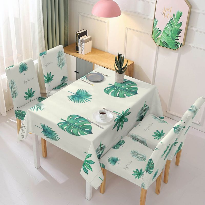 GENERICO - Set de mantel de mesa y fundas de silla para comedor
