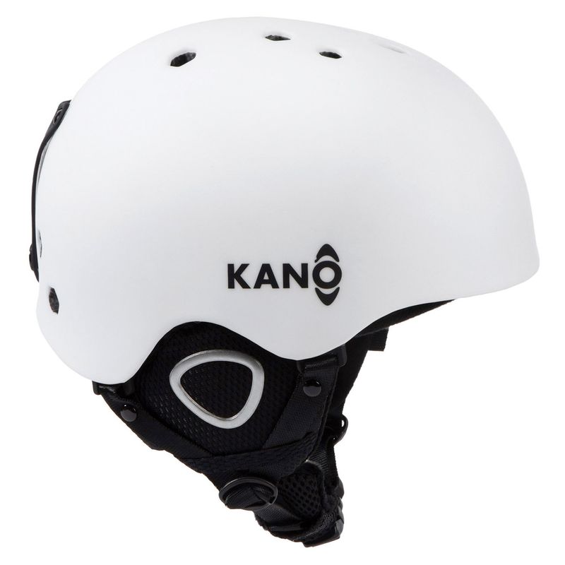 KANO - Casco De Ski y Snowboard Kano Ajustable Blanco TALLA L