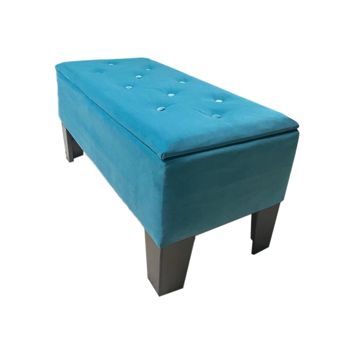 MUEBLES HVM - Banqueta Baúl HVM Calipso Felpa