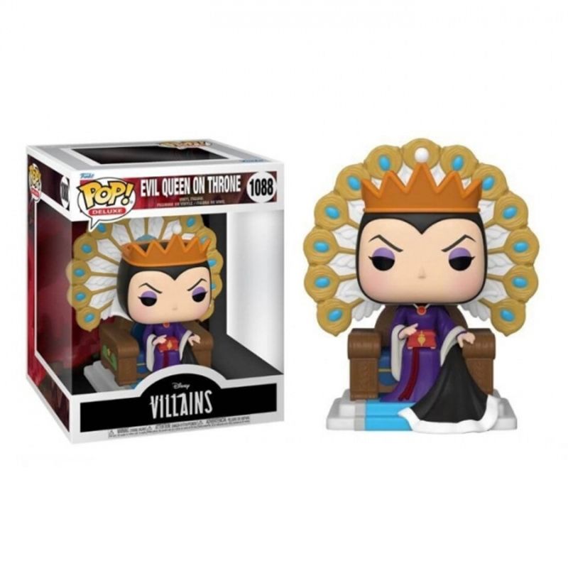 FUNKO - FUNKO 02702 POP DELUXE DISNEY VILLAINS EVIL QUEEN ON THRONE