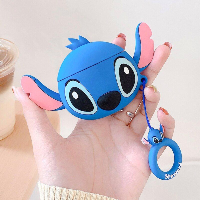 GENERICO - Funda de silicona de Stitch para Airpods 1° y 2° Generación