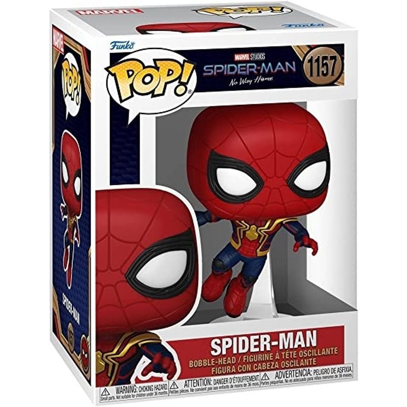 FUNKO - FUNKO 67606 POP MARVEL SPIDERMAN NO WAY HOME S3 LEAPING SM1