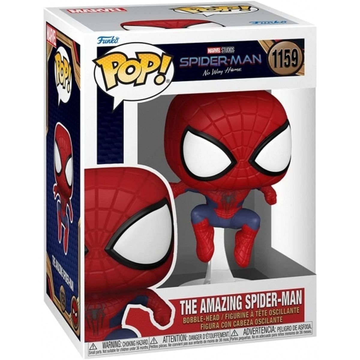 FUNKO - FUNKO 67608 POP MARVEL SPIDERMAN NO WAY HOME S3 LEAPING SM3
