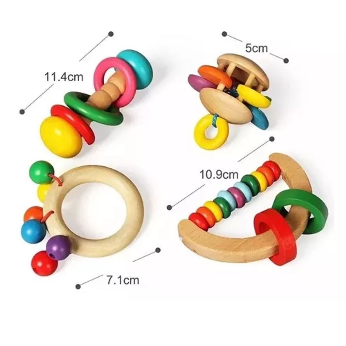 ARTIDIX - Set De Sonajeros Para Bebés Estimulación Temprana