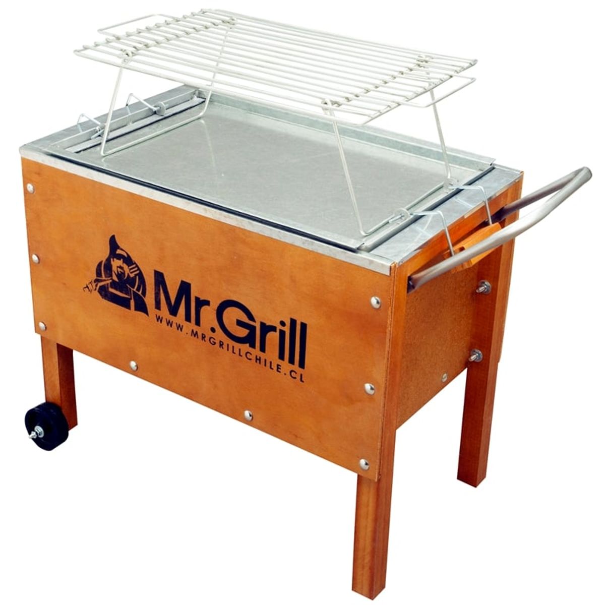 MR GRILL - CAJA CHINA MR GRILL MEDIANA ACERO INOXIDABLE JUNIOR