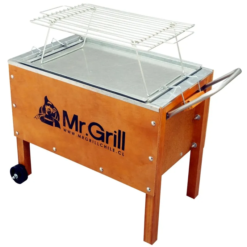 MR GRILL - CAJA CHINA MR GRILL MEDIANA ACERO INOXIDABLE JUNIOR