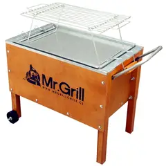 MR GRILL - CAJA CHINA MEDIANA ACERO INOXIDABLE JUNIOR