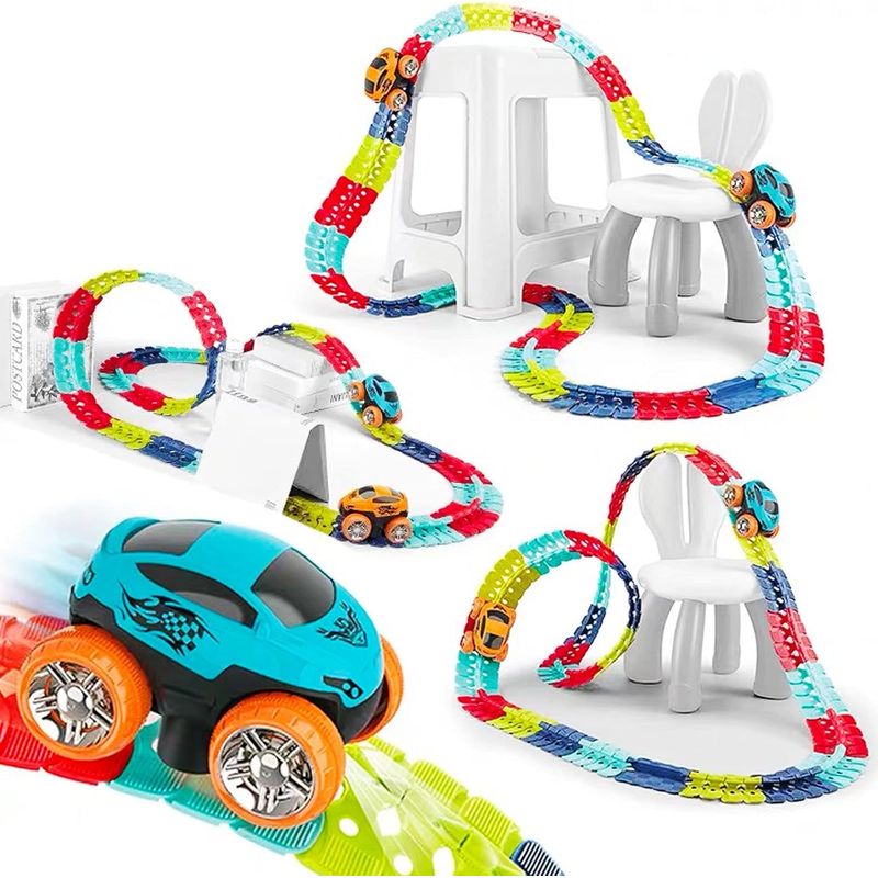 SM - Autopista Magica Flexible Gravedad 0 92 Pcs para Niños