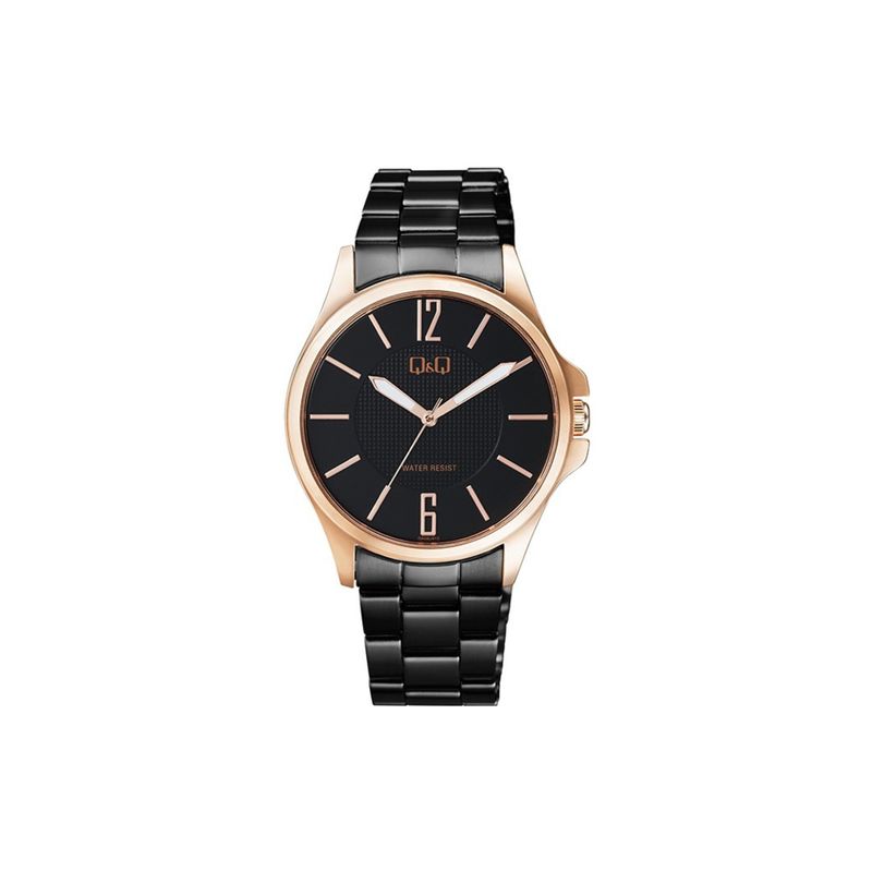Q&Q - Reloj QA06J412Y Análogo Negro Q&Q Q&Q