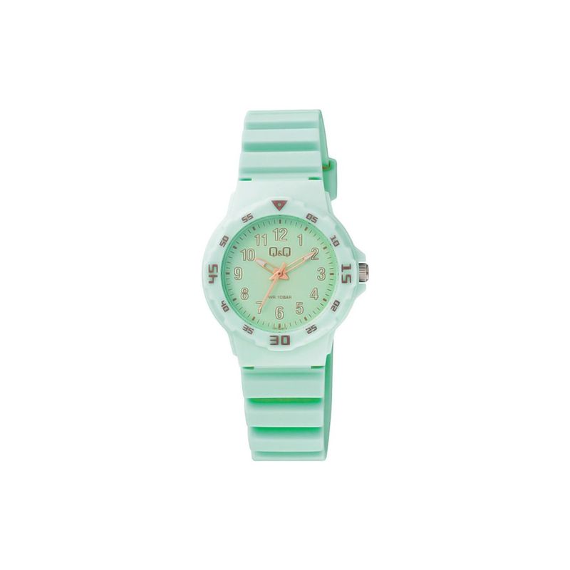 Q&Q - Reloj VR19J016Y Análogo Verde Claro Q&Q Q&Q