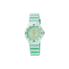 Q&Q - Reloj VR19J016Y Análogo Verde Claro