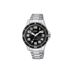 Q&Q - Reloj QB64J225Y Análogo Plateado