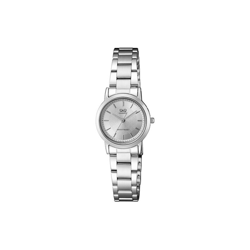 Q&Q - Reloj QA39J201Y Análogo Plateado Q&Q Q&Q