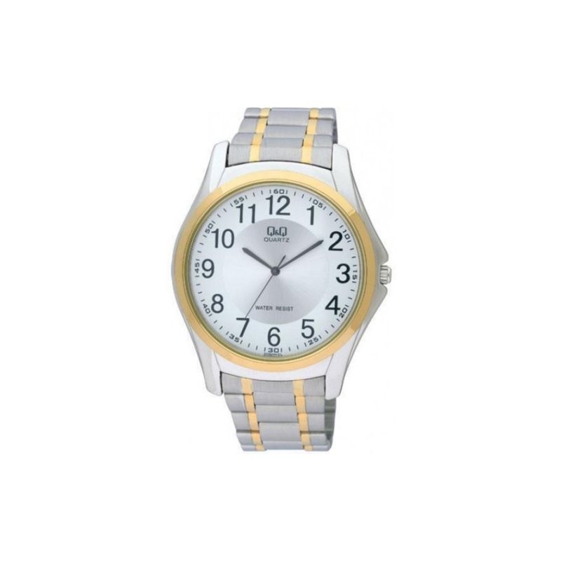 Q&Q - Reloj Q206J404Y Análogo Plateado Q&Q Q&Q