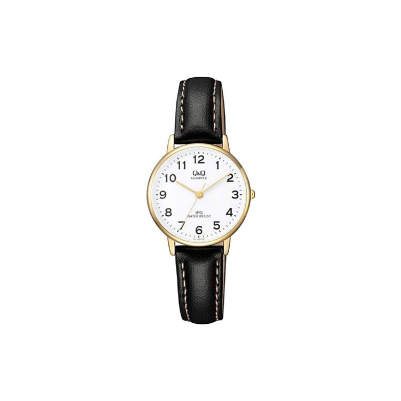 Q&Q - Reloj QZ01J104Y Análogo Negro Q&Q Q&Q
