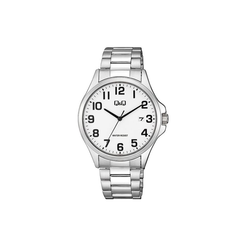 Q&Q - Reloj A480J204Y Análogo Plateado Q&Q Q&Q