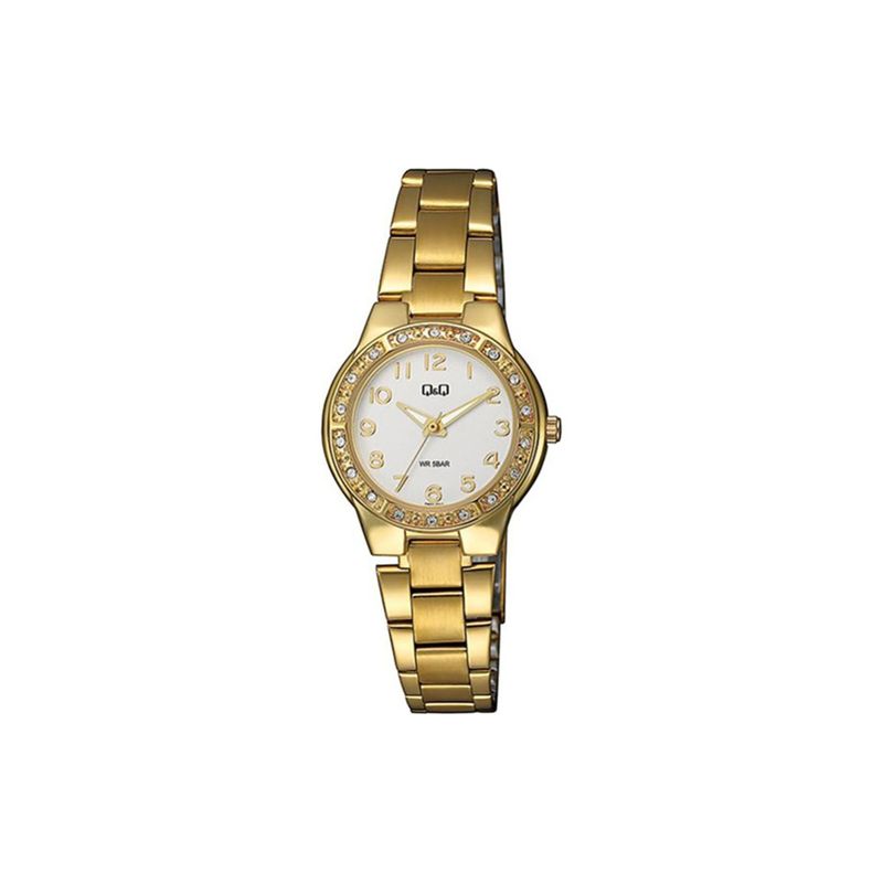 Q&Q - Reloj Q691J014Y Análogo Dorado Q&Q Q&Q