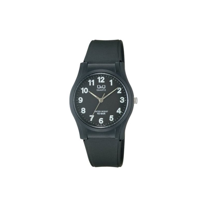 Q&Q - Reloj VQ02J004Y Análogo Negro Q&Q Q&Q