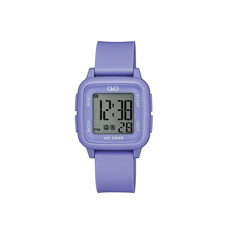 Q&Q - Reloj G02A-005VY Digital Morado Q&Q Q&Q