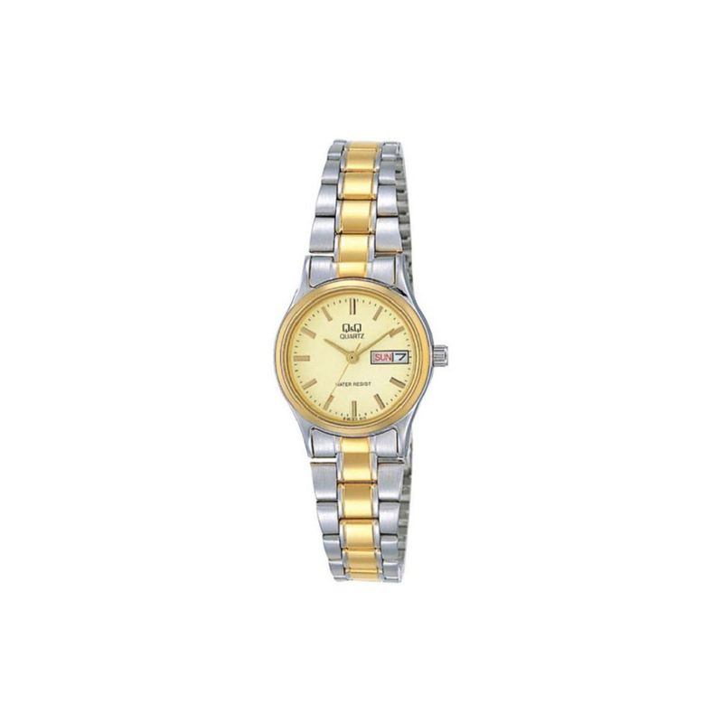 Q&Q - Reloj BB17-410Y Análogo Plateado Q&Q Q&Q