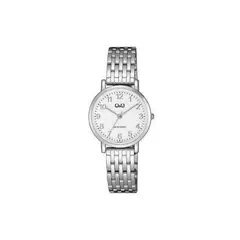 Q&Q - Reloj QA21J204Y Análogo Plateado