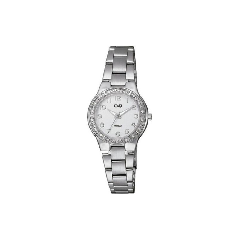 Q&Q - Reloj Q691J214Y Análogo Plateado Q&Q Q&Q