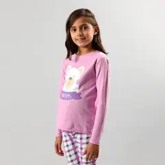 FLORES - Pijama 2P M/Larga - Pantalon Pitillo