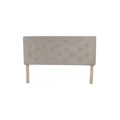 MUEBLES HVM - Respaldo HVM 2P Beige Felpa
