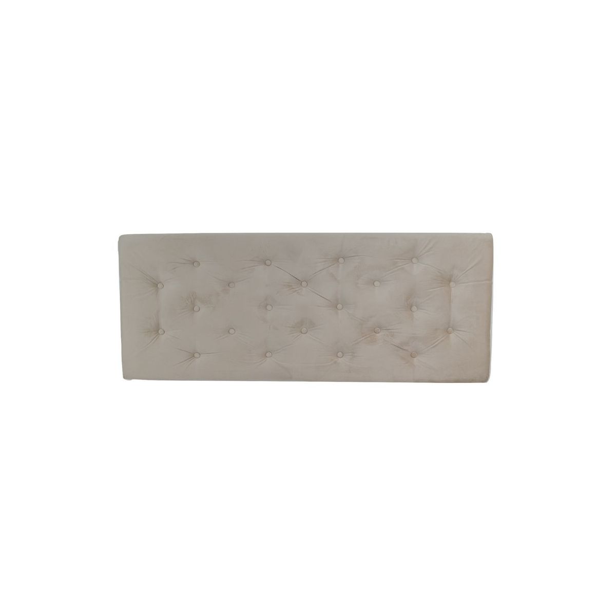 MUEBLES HVM - Respaldo HVM 2P Beige Felpa
