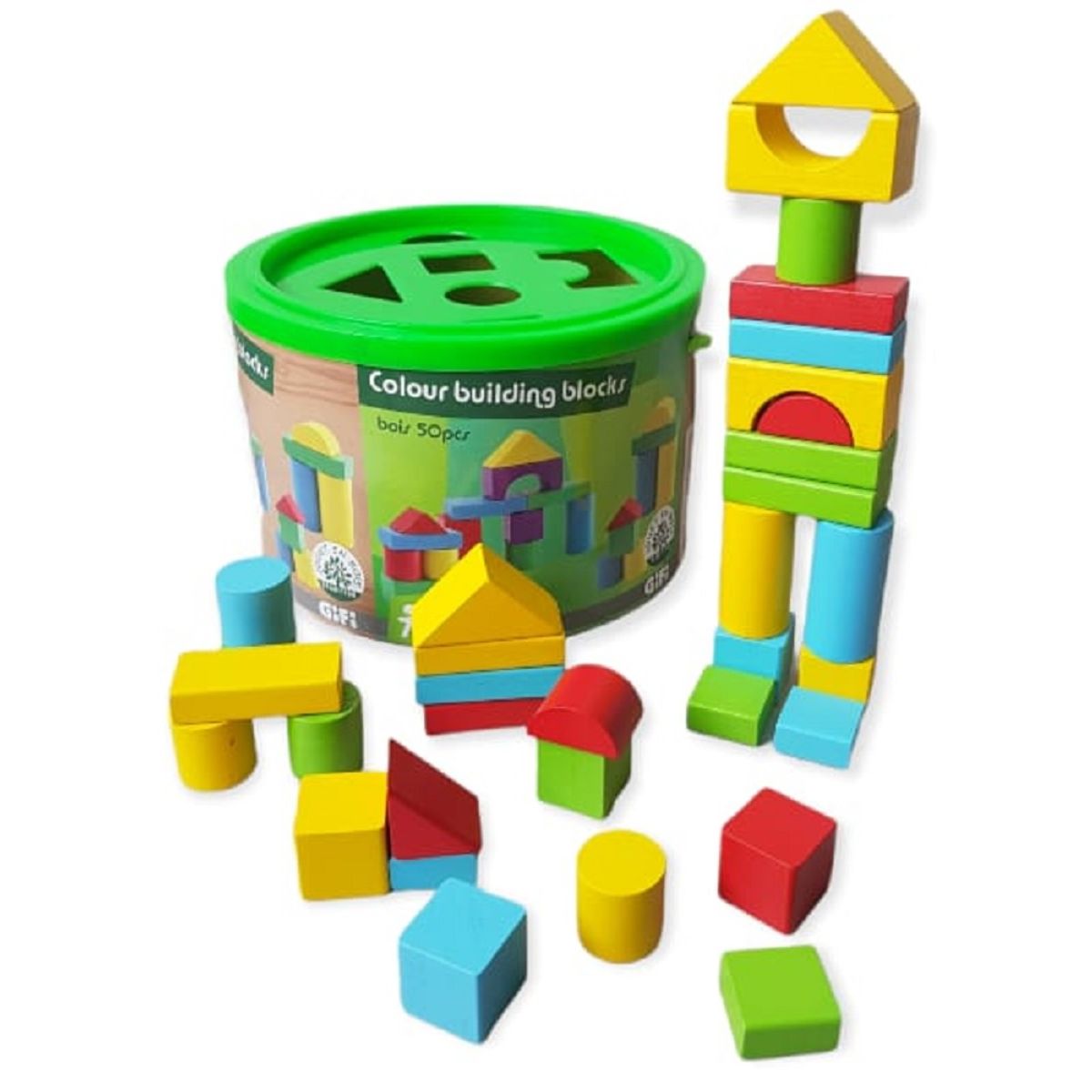 ARTIDIX - Bloques Geométricos de madera para construccion