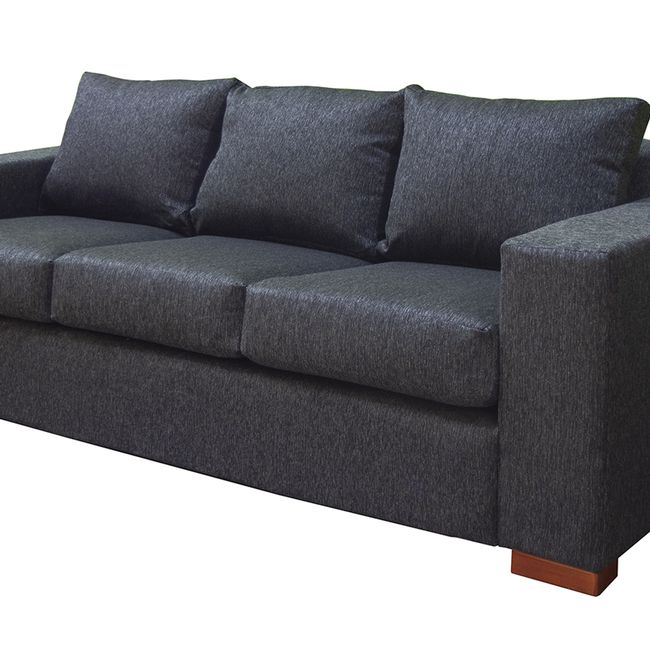 DKORA - Living Evans Sofa  3 cuerpos +2 Sofá 1 cuerpo Marengo