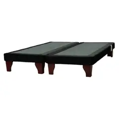 DULCES SUEÑOS - Base De Cama Europea Negro Felpa Súper King