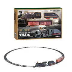 SPACEZAT - Tren Clásico Realista con Vapor Luces y Sonidos 126cm