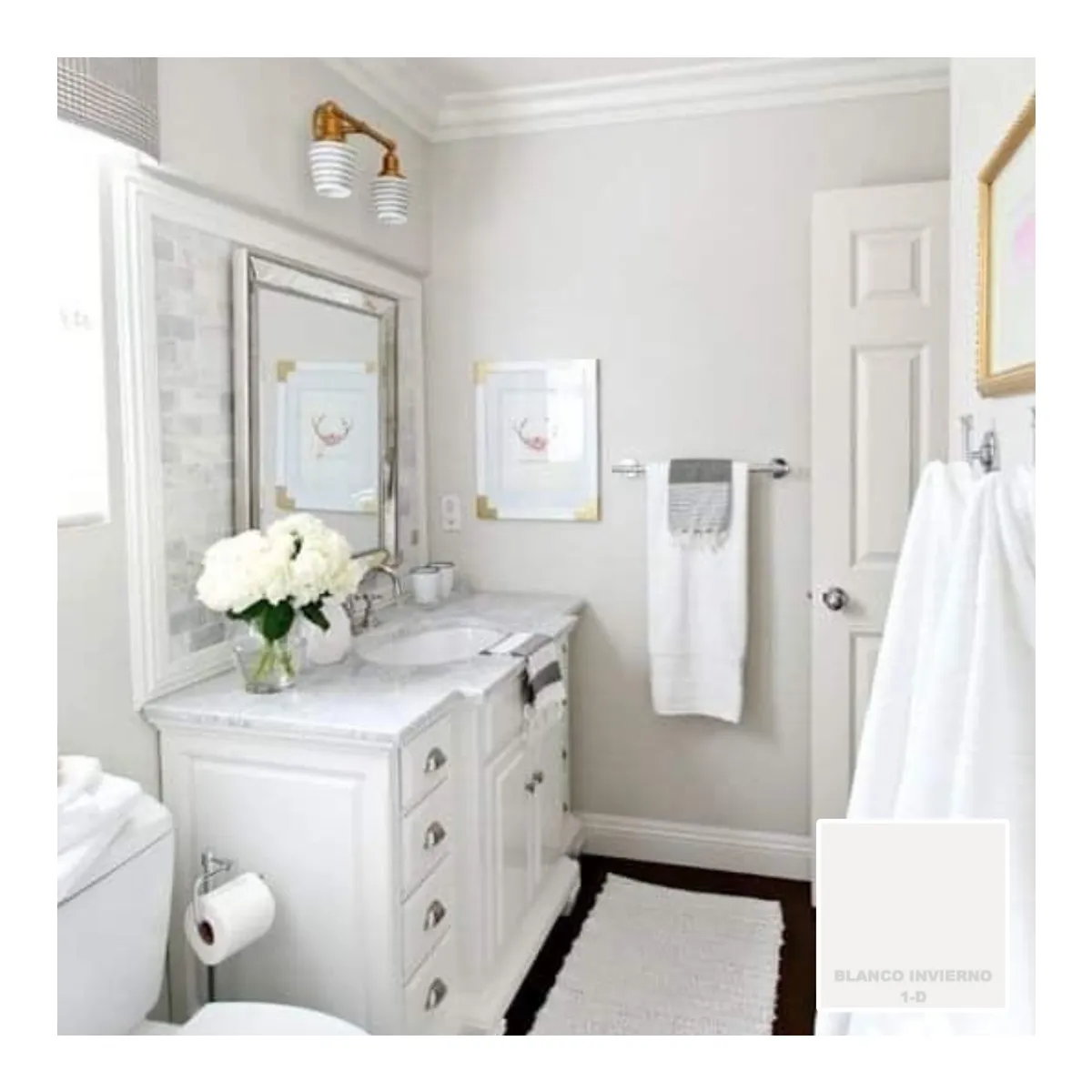 BAUM - TINETA PINTURA ESMALTE AL AGUA - BLANCO INVIERNO 1-D