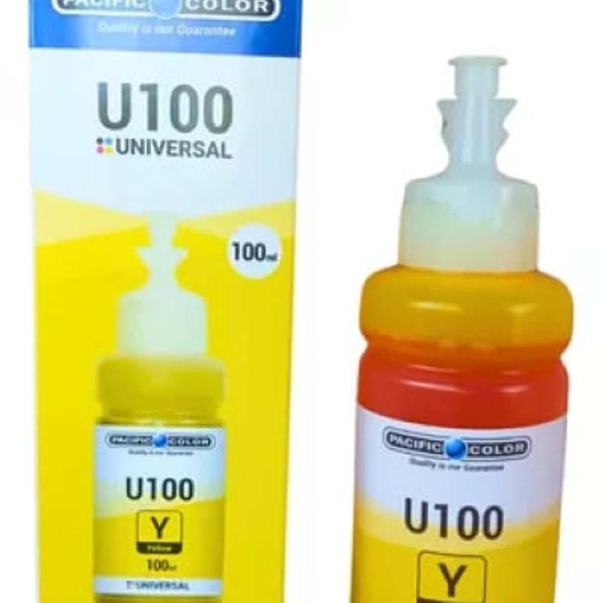 PACIFIC COLOR - Tinta Alternativa Amarilla 100 ml Para Epson/Canon/HP/Brother/Lexmark